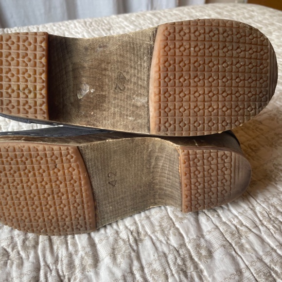 Sandgrens Manhattan clog boot in blue nubuck - Picture 9 of 9